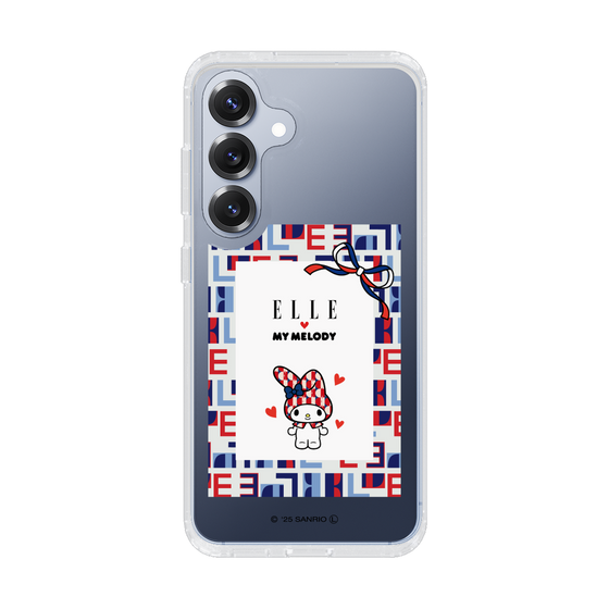 スリムプロテクションケース［ ELLE×マイメロディ＆クロミ - トリコロールカラーグラフィック5 ］