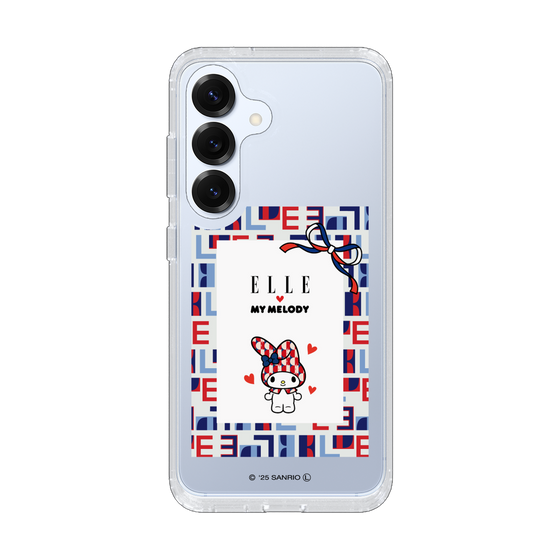 スリムプロテクションケース［ ELLE×マイメロディ＆クロミ - トリコロールカラーグラフィック5 ］