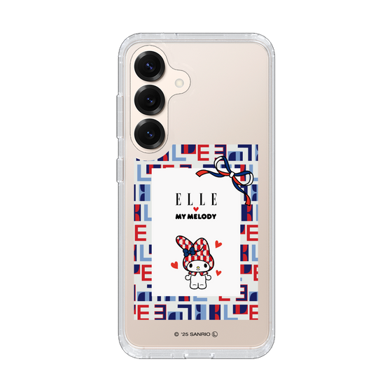 スリムプロテクションケース［ ELLE×マイメロディ＆クロミ - トリコロールカラーグラフィック5 ］