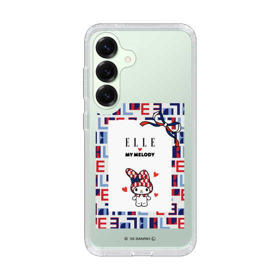 スリムプロテクションケース［ ELLE×マイメロディ＆クロミ - トリコロールカラーグラフィック5 ］