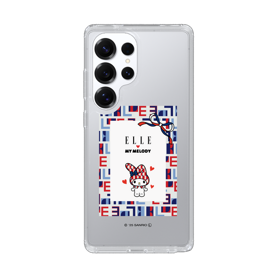 スリムプロテクションケース［ ELLE×マイメロディ＆クロミ - トリコロールカラーグラフィック5 ］