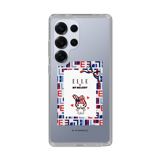スリムプロテクションケース［ ELLE×マイメロディ＆クロミ - トリコロールカラーグラフィック5 ］