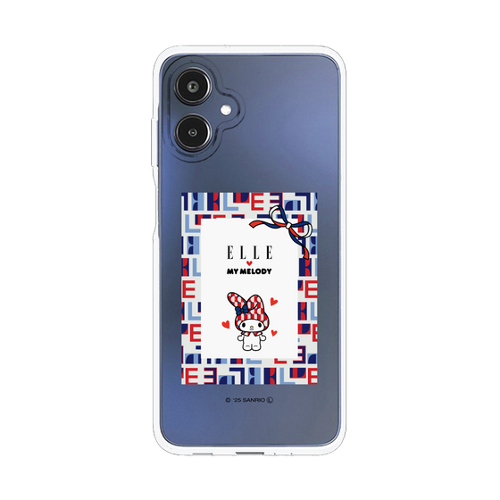 スリムプロテクションケース［ ELLE×マイメロディ＆クロミ - トリコロールカラーグラフィック5 ］