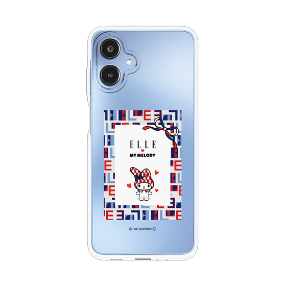 スリムプロテクションケース［ ELLE×マイメロディ＆クロミ - トリコロールカラーグラフィック5 ］