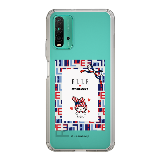 スリムプロテクションケース［ ELLE×マイメロディ＆クロミ - トリコロールカラーグラフィック5 ］