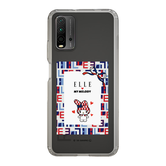 スリムプロテクションケース［ ELLE×マイメロディ＆クロミ - トリコロールカラーグラフィック5 ］