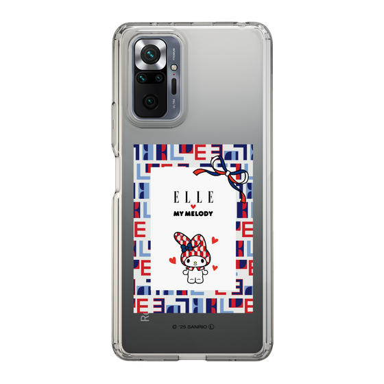 スリムプロテクションケース［ ELLE×マイメロディ＆クロミ - トリコロールカラーグラフィック5 ］