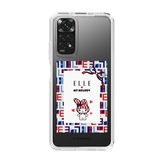 スリムプロテクションケース［ ELLE×マイメロディ＆クロミ - トリコロールカラーグラフィック5 ］