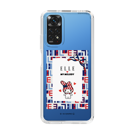 スリムプロテクションケース［ ELLE×マイメロディ＆クロミ - トリコロールカラーグラフィック5 ］