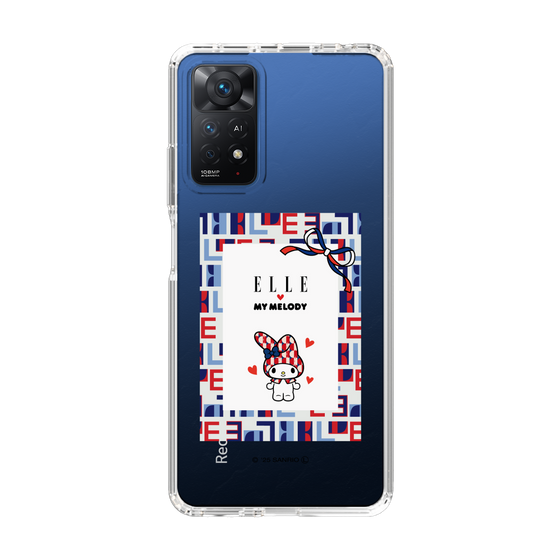 スリムプロテクションケース［ ELLE×マイメロディ＆クロミ - トリコロールカラーグラフィック5 ］