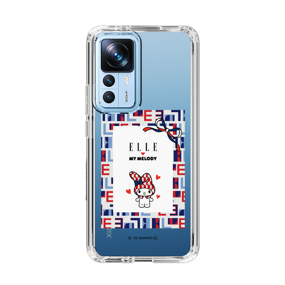 スリムプロテクションケース［ ELLE×マイメロディ＆クロミ - トリコロールカラーグラフィック5 ］