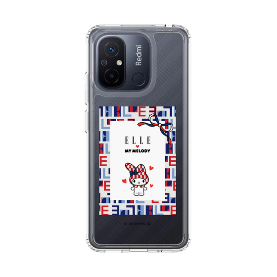 スリムプロテクションケース［ ELLE×マイメロディ＆クロミ - トリコロールカラーグラフィック5 ］
