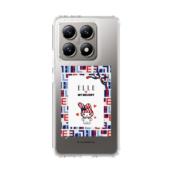 スリムプロテクションケース［ ELLE×マイメロディ＆クロミ - トリコロールカラーグラフィック5 ］