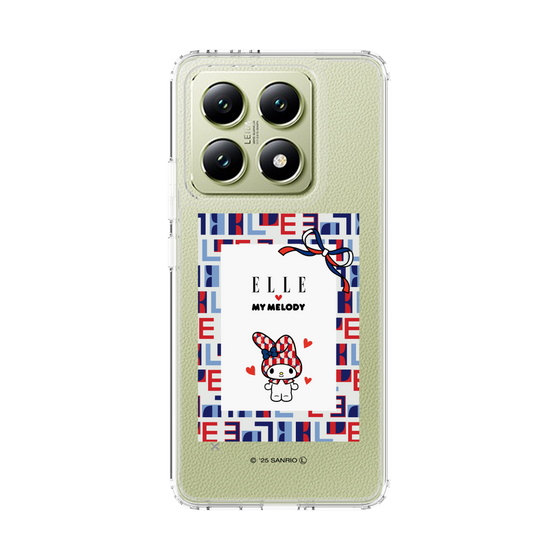 スリムプロテクションケース［ ELLE×マイメロディ＆クロミ - トリコロールカラーグラフィック5 ］