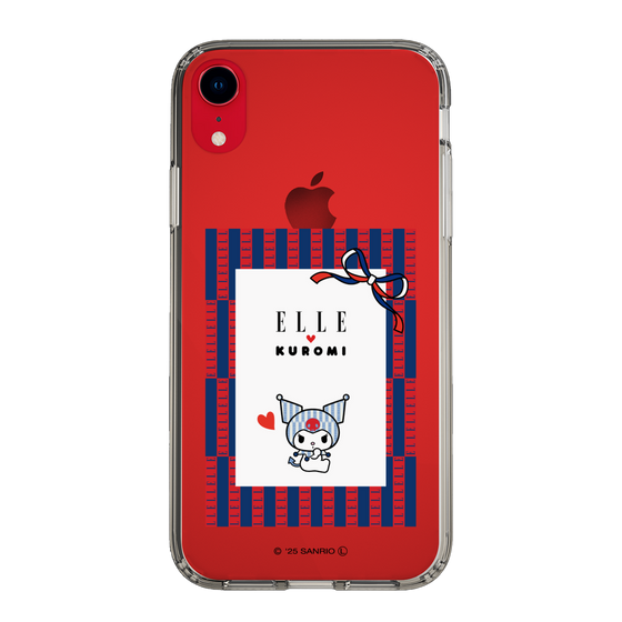 スリムプロテクションケース［ ELLE×マイメロディ＆クロミ - トリコロールカラーグラフィック6 ］
