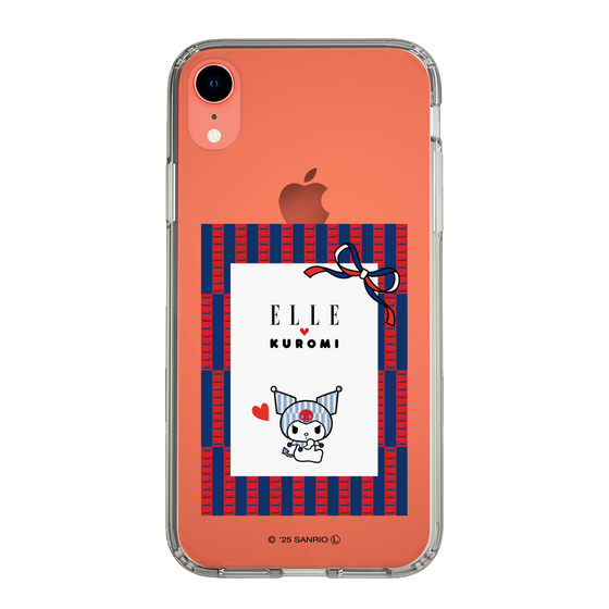 スリムプロテクションケース［ ELLE×マイメロディ＆クロミ - トリコロールカラーグラフィック6 ］
