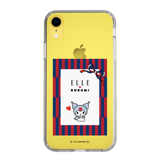 スリムプロテクションケース［ ELLE×マイメロディ＆クロミ - トリコロールカラーグラフィック6 ］