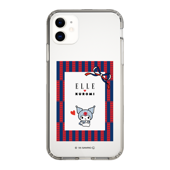 スリムプロテクションケース［ ELLE×マイメロディ＆クロミ - トリコロールカラーグラフィック6 ］