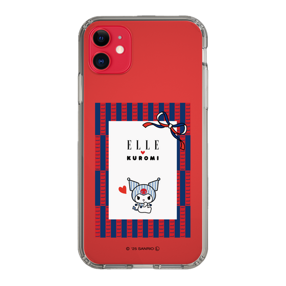 スリムプロテクションケース［ ELLE×マイメロディ＆クロミ - トリコロールカラーグラフィック6 ］
