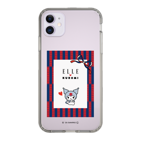 スリムプロテクションケース［ ELLE×マイメロディ＆クロミ - トリコロールカラーグラフィック6 ］