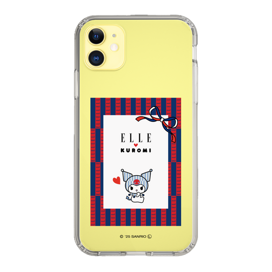スリムプロテクションケース［ ELLE×マイメロディ＆クロミ - トリコロールカラーグラフィック6 ］