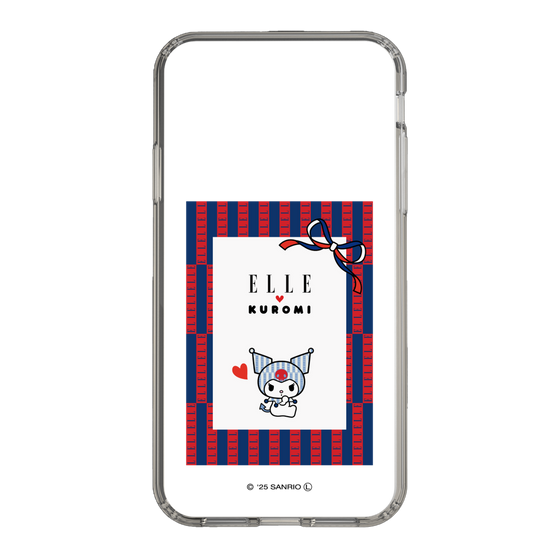 スリムプロテクションケース［ ELLE×マイメロディ＆クロミ - トリコロールカラーグラフィック6 ］