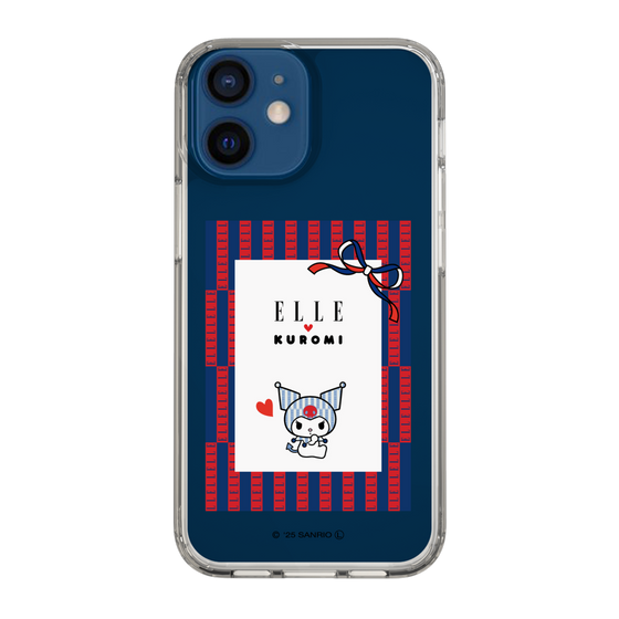 スリムプロテクションケース［ ELLE×マイメロディ＆クロミ - トリコロールカラーグラフィック6 ］