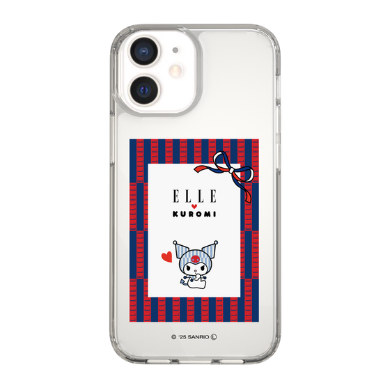 スリムプロテクションケース［ ELLE×マイメロディ＆クロミ - トリコロールカラーグラフィック6 ］