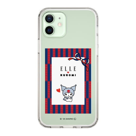 スリムプロテクションケース［ ELLE×マイメロディ＆クロミ - トリコロールカラーグラフィック6 ］