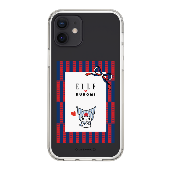 スリムプロテクションケース［ ELLE×マイメロディ＆クロミ - トリコロールカラーグラフィック6 ］