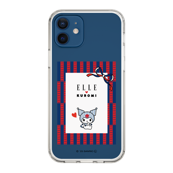 スリムプロテクションケース［ ELLE×マイメロディ＆クロミ - トリコロールカラーグラフィック6 ］