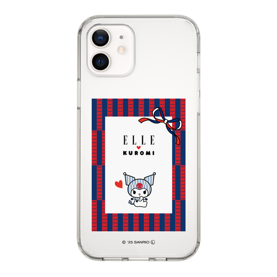 スリムプロテクションケース［ ELLE×マイメロディ＆クロミ - トリコロールカラーグラフィック6 ］