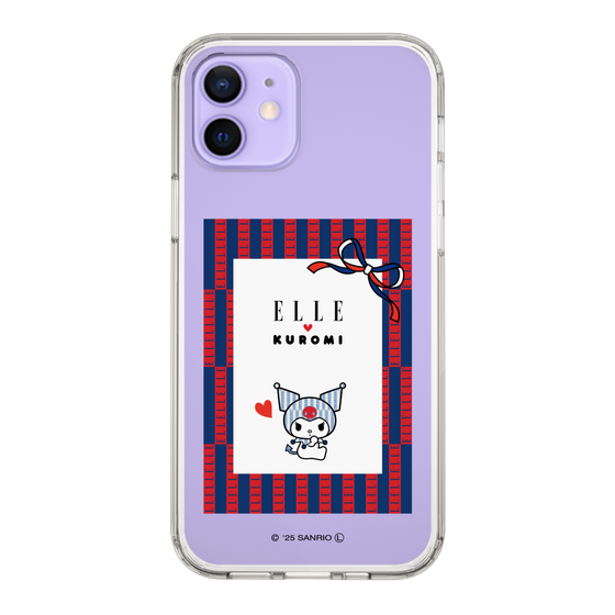 スリムプロテクションケース［ ELLE×マイメロディ＆クロミ - トリコロールカラーグラフィック6 ］