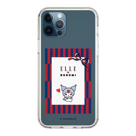 スリムプロテクションケース［ ELLE×マイメロディ＆クロミ - トリコロールカラーグラフィック6 ］