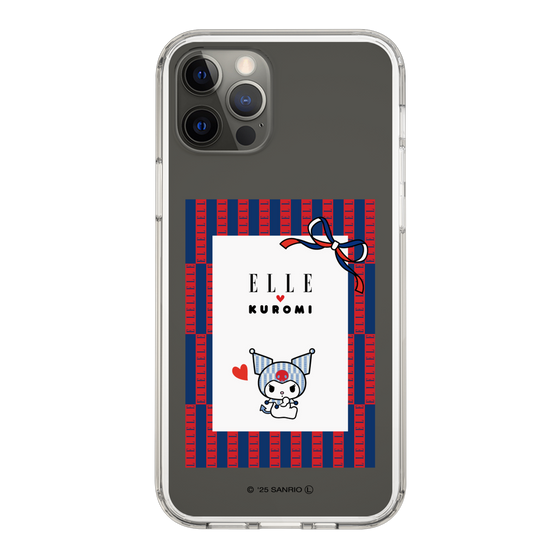 スリムプロテクションケース［ ELLE×マイメロディ＆クロミ - トリコロールカラーグラフィック6 ］