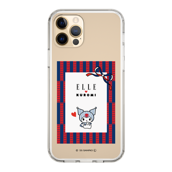 スリムプロテクションケース［ ELLE×マイメロディ＆クロミ - トリコロールカラーグラフィック6 ］