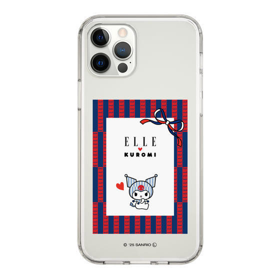 スリムプロテクションケース［ ELLE×マイメロディ＆クロミ - トリコロールカラーグラフィック6 ］