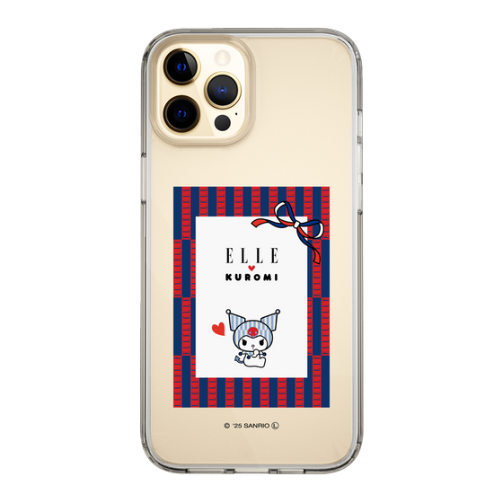 スリムプロテクションケース［ ELLE×マイメロディ＆クロミ - トリコロールカラーグラフィック6 ］