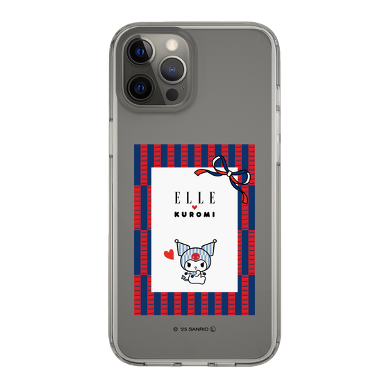 スリムプロテクションケース［ ELLE×マイメロディ＆クロミ - トリコロールカラーグラフィック6 ］