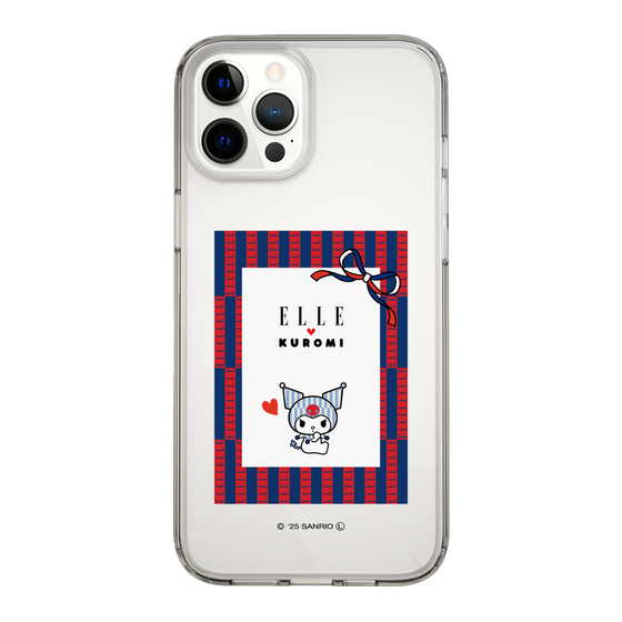 スリムプロテクションケース［ ELLE×マイメロディ＆クロミ - トリコロールカラーグラフィック6 ］