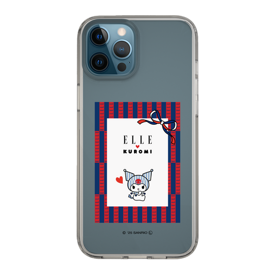 スリムプロテクションケース［ ELLE×マイメロディ＆クロミ - トリコロールカラーグラフィック6 ］