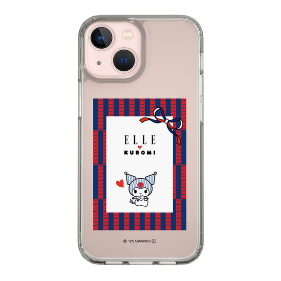 スリムプロテクションケース［ ELLE×マイメロディ＆クロミ - トリコロールカラーグラフィック6 ］