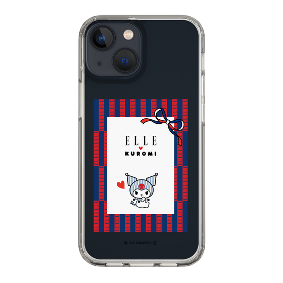 スリムプロテクションケース［ ELLE×マイメロディ＆クロミ - トリコロールカラーグラフィック6 ］