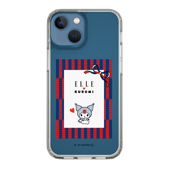 スリムプロテクションケース［ ELLE×マイメロディ＆クロミ - トリコロールカラーグラフィック6 ］