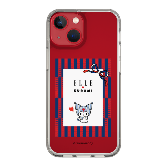 スリムプロテクションケース［ ELLE×マイメロディ＆クロミ - トリコロールカラーグラフィック6 ］