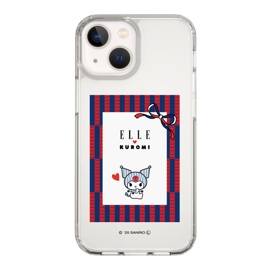 スリムプロテクションケース［ ELLE×マイメロディ＆クロミ - トリコロールカラーグラフィック6 ］