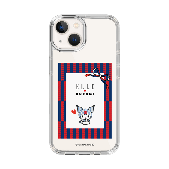 スリムプロテクションケース［ ELLE×マイメロディ＆クロミ - トリコロールカラーグラフィック6 ］