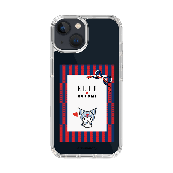 スリムプロテクションケース［ ELLE×マイメロディ＆クロミ - トリコロールカラーグラフィック6 ］