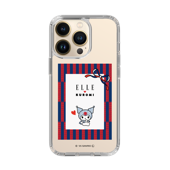 スリムプロテクションケース［ ELLE×マイメロディ＆クロミ - トリコロールカラーグラフィック6 ］