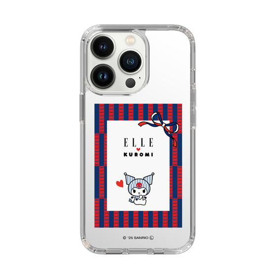 スリムプロテクションケース［ ELLE×マイメロディ＆クロミ - トリコロールカラーグラフィック6 ］